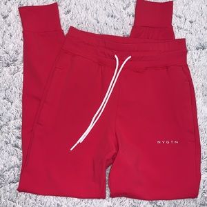 NVGTN red joggers size medium